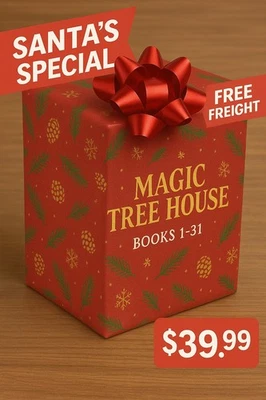 Magic Tree House Books 1-31 Free Christmas Gift Wrapped - Image 1 of 4