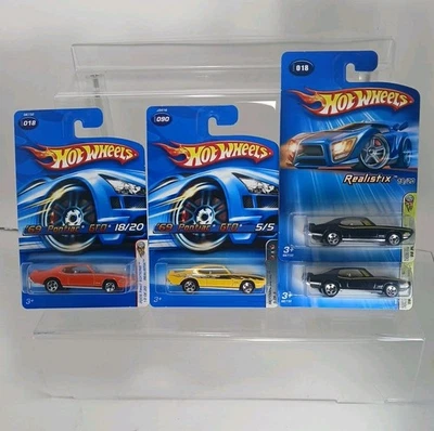Hot Wheels 2005 1st Editions Realistix'69 Pontiac GTO Lot of 4 Different Colors - Image 1 of 4