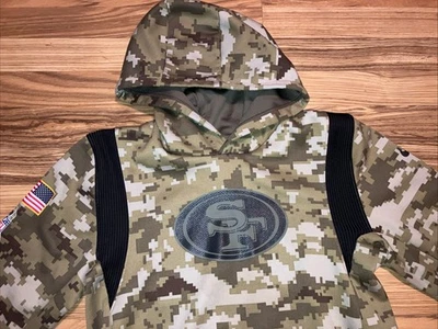 Sudadera con Capucha Nike San Francisco 49ers Juvenil L 14/16 NFL Saludo al Servicio Foto 1 de 4