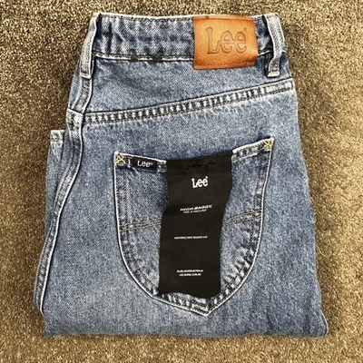 Lee High Baggy jeans high rise relaxed fit blue Denim Womens Size 10 W27.5 L29.5 - image 1 of 4