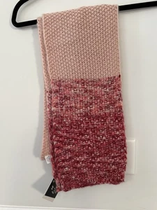 Neu mit Etikett Echo Schal Strick 100 % Acryl rosa zweifarbig - Bild 1 von 4