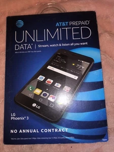 AT&T Prepaid Brandneu LG Phoenix 3 AT&T Go Handy 16GB - Bild 1 von 6
