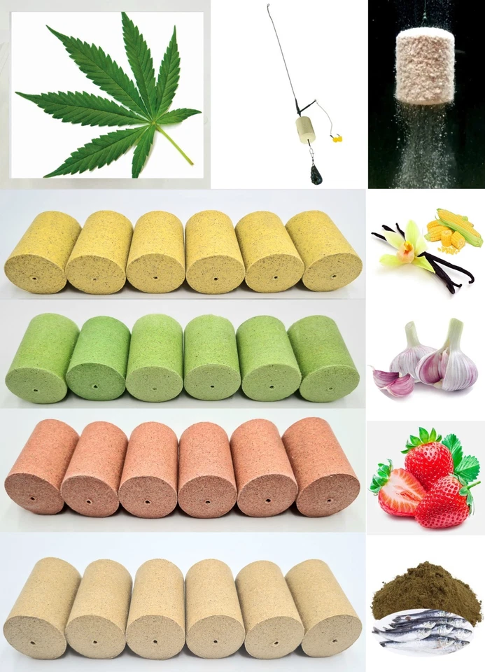 Fischköder mit HANF Presskuchen Plankton MAKUCHA Lockfutter Angeln FUTTER BOMBE - Bild 1 von 1