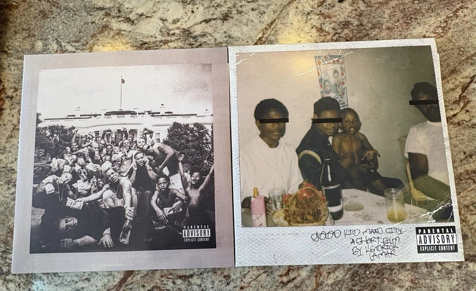 Kendrick Lamar To Pimp a Butterfly and GOOD KID M.A.A.D. City vinyl NM NM Foto 1 de 4