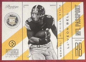 2013 Panini Prestige - Nfl Passport Le'Veon Bell #18 (RC Pittsburgh Steelers - Bild 1 von 2