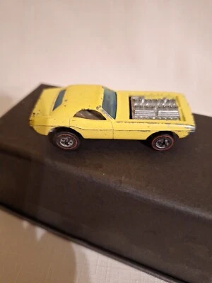 Hot Wheels Redline 1970 SHOW OFF Mustard Yellow Enamel White Interior Hong Kong - Image 1 of 4