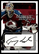 2003-04 Be a Player Ultimate Memorabilia Tommy Salo Auto 23/135 Colorado