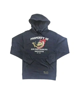 Property of Jun Fan Gung Fu Institute Hoodie, Bruce Lee Sweatshirt Navy Blau M/L - Bild 1 von 5
