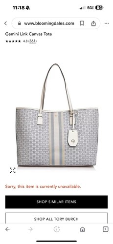 Borsa Tory Burch Gemini Link Nuova con etichetta (vendita al dettaglio)