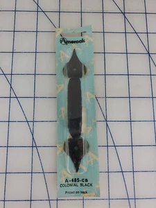 NOS vintage Amerock A-485-CB Colonial Black weathered steel drawer pull handle - Picture 1 of 5