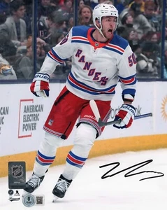 Will Cuylle autographed signed 8x10 photo NHL New York Rangers Beckett - Picture 1 of 2