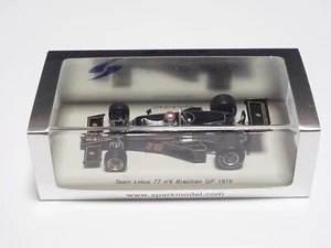 Spark 1:43 Team Lotus 77 Brazilian GP 1976 Mario Andretti S1779 "JPS" - Picture 1 of 6