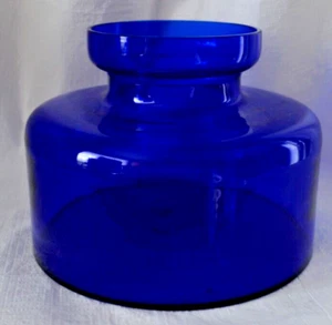 MCM House of Vistosti Cobal Blue Glass Vase Italy - Picture 1 of 6