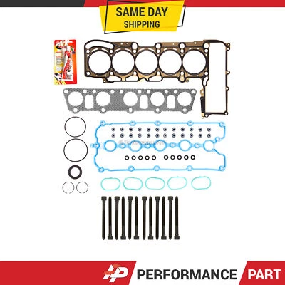 Head Gasket Bolts Set for 05-09 Jetta Rabbit Beetle Volkswagen 2.5 BGP BGQ BPR - Image 1 of 4