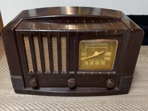 1940s Stromberg Carlson MODEL 1100 Vacuum Tube Radio Bakelite Vintage Working - Picture 1 of 11