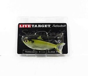 Live Target TFS115MS703 Swimbait Threadfin Shad 4.5 Inch Green Bronze (9471)