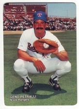 1989 Mother's Cookies Texas Rangers GENO PETRALLI #11
