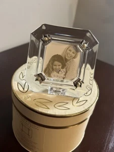 Marco Lenox DIAMANTES Y PERLAS Mini Cuadrado Vintage #6106967 con Caja Original - Imagen 1 de 14