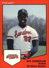 1989 Harrisburg Senators ProCards #296 Wes Chamberlain