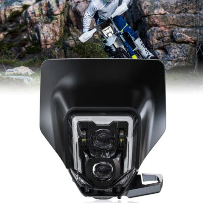 LED Headlight Moto Light For Husqvarna TE FE TC FC 125 250 300 350 450 501 701 - Image 1 of 4