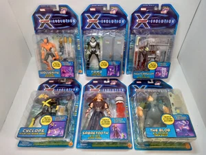 NEW LOT 6 X-Men Evolution Figures NIGHTCRAWLER WOLVERINE CYCLOPS 2001 ToyBiz - Picture 1 of 24