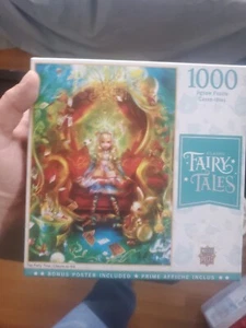 Classic Fairy Tales Alice In Wonderland Tea Party Time 1000 Piece Jigsaw Puzzle - Picture 1 of 4