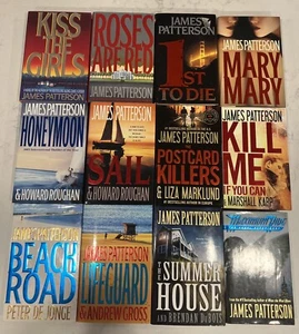 James Patterson Lot Of 12 Books All Hardcover Dust Jackets VGUC - Picture 1 of 6