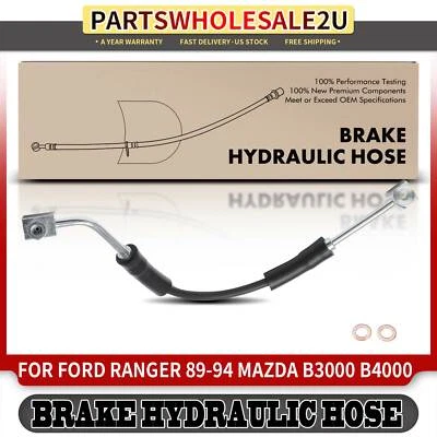 Гидравлический шланг переднего левого тормоза для Ford Ranger 1989-1994 Mazda B2300 1994 - Изображение 1 из 4