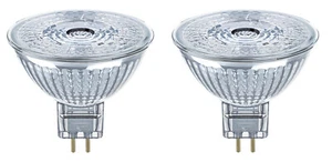 2x OSRAM LED Star MR16 Spot 4,6W = 35W GU5.3 12V 36° EEK:E (Spektrum A-G) - Bild 1 von 4