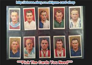 WILLS - ASSOCIATION FOOTBALLERS 1935 (WITH FRAME) (G/F) *PLEASE SELECT*