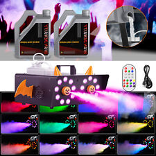 RGB Nebelmaschine 1500W DJ Party LED Effekt inkl 4L Nebelfluid Rauchmaschine DJ