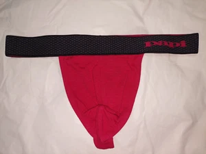 FASCIA BIANCHERIA INTIMA DA UOMO PAPI COLORE ROSSO E NERO TAGLIA MEDIA M - Foto 1 di 3