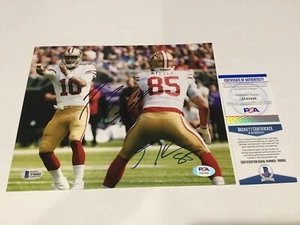George Kittle Jimmy Garoppolo Signed SF 49ers 8x10 Photo PSA DNA COA c - Picture 1 of 1
