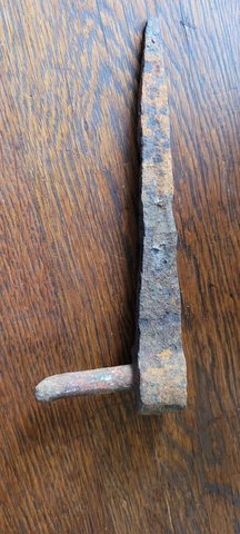 Antique Metal Gate  Spike Hinge Rusty Decorative Collectible Wrought Iron? Cover