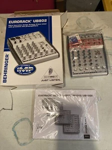 Behringer Eurorack UB802 Ultra Low-Noise 8-Input 2-Bus Mixer   NO POWER SUPPLY - Picture 1 of 5