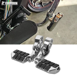 2x 1-1/4" 32mm Highway Foot Pegs Short Angled For Indian Challenger Roadmaster - Picture 1 of 11