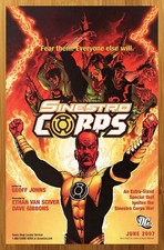 2007 DC Comics Sinestro Corps Vintage Print Ad/Poster Green Lantern Promo Art