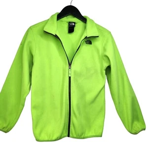The North Face Boy’s Youth Fleece Inner Jacket Neon Yellow Size L - Picture 1 of 7