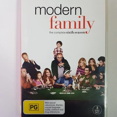 Modern Family Complete Sixth Season DVD Comedy TV Series Show 3 Disc Set PAL 4 - image 1 of 3
