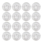 25 Clear Round Capsules for Gumball Machines & Party Favors
