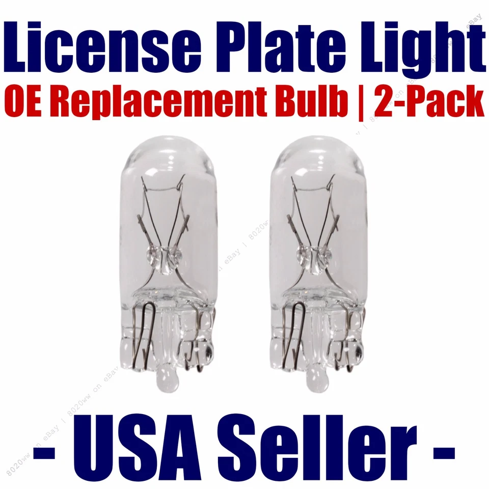 Bombilla de matrícula 2pk OE de repuesto compatible con vehículos Pontiac listados - 2821 Foto 1 de 1