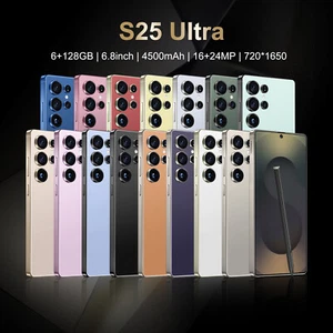 Factory Unlocked Android12 Dual SIM S25 Ultra 6GB+128GB Smartphone 6.8" 4500mAh - Picture 1 of 34
