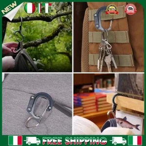 # Portachiavi con moschettone in lega di alluminio, arrampicata all'aperto, camp - Foto 1 di 8