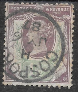 GB SG198 1887-92 FINE GOSPORT SINGLE CIRCLE; SOME BACK MARKING. - Picture 1 of 2