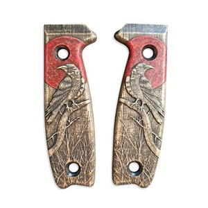 Red Raven - ESEE Model 3, Model 4 Knife Scales - Picture 1 of 3
