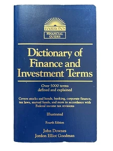 Dictionary of Finance and Investment Terms by Jordan Elliot Goodman and John... - Picture 1 of 3