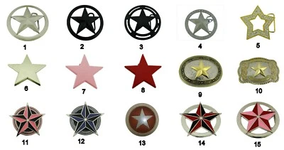 Western Sheriff Chief Lone star Belt Buckle Rodeo MEN WOMEN FASHION NEW RODEO - Image 1 of 4