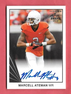 Marcell Ateman Leaf Ultimate Draft Rookie Auto 2018 - Oakland Raiders - Imagen 1 de 1