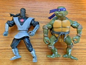 2002 TMNT Teenage Mutant Ninja Turtles Donatello Foot Soldier Figuren Playmates  - Bild 1 von 10