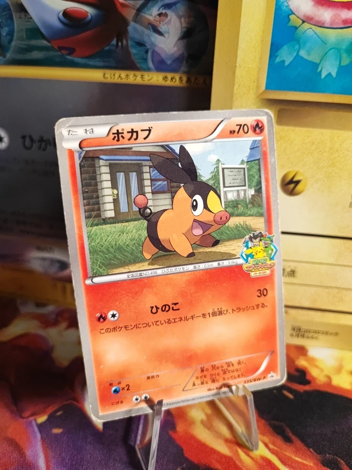 Pokemon Karte Card Tepig Floink Bw Promo Ito Yokado Rally Quiz japanese VG - Bild 1 von 4